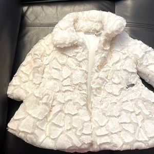 Baby/ toddler Calvin Klein Faux Fur Coat 12mo